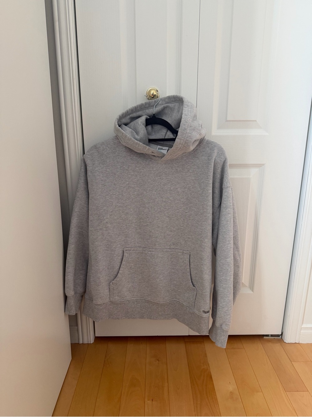 Aritzia Light Gray Crewneck Hoodie